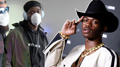 Lil Nas X is one dame cool cat while keeping safe from the Coronavirus.