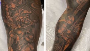 Robert Griffin III Gets Massive Ninja Turtles Tattoo To Complete Insane Leg Sleeve