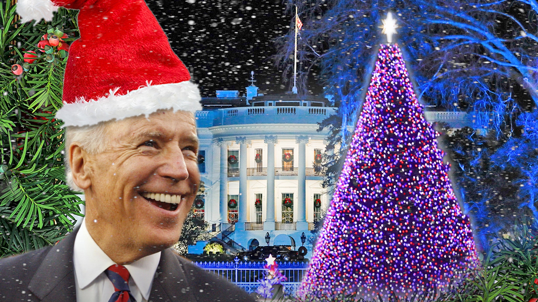 Trump is back -- on the Bidens' Christmas tree at the White House