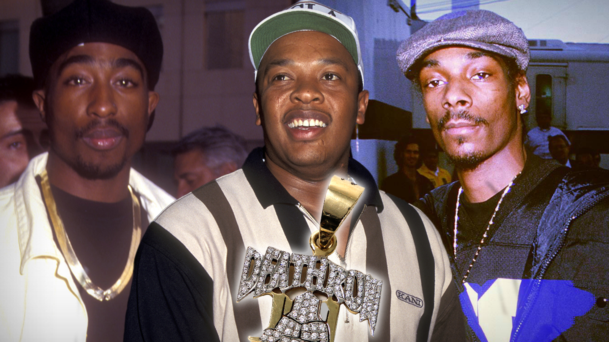 Snoop Dogg, Tupac’s Death Row Pendants Expected to Auction for $1 Million
