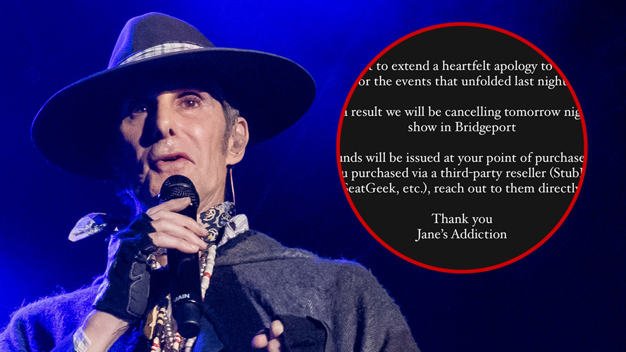 Jane’s Addiction Apologizes To Fans After Fight Onstage In Boston