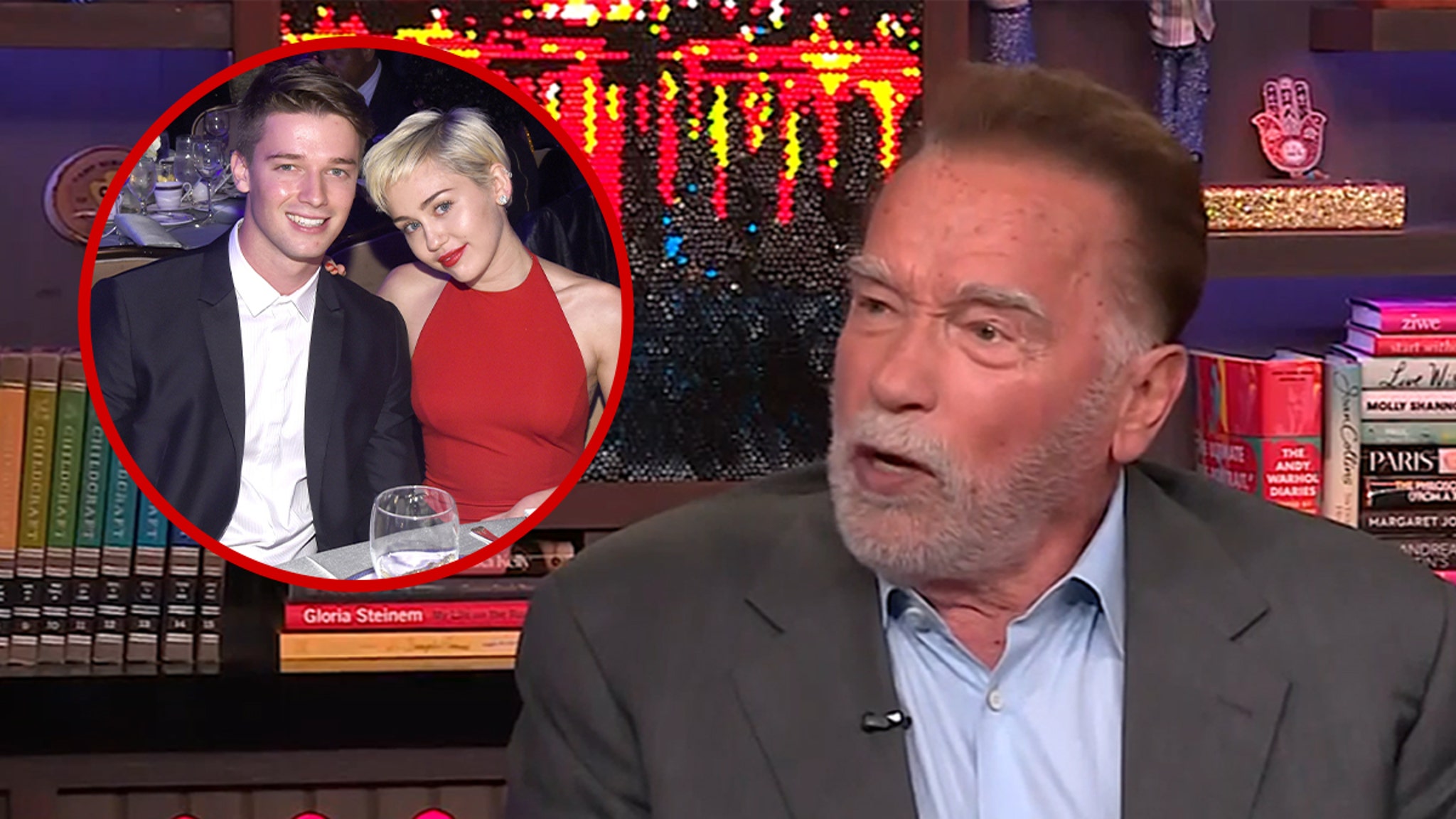 Arnold Schwarzenegger Discusses Son Patrick’s Miley Cyrus Romance