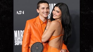 Timothée Chalamet and Kylie Jenner at the 