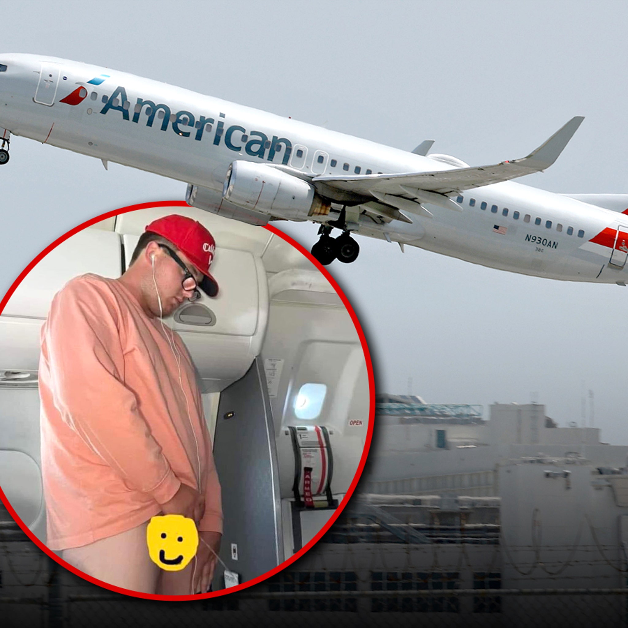 Man Appears to Pee in Middle of Plane Aisle in New Pictures