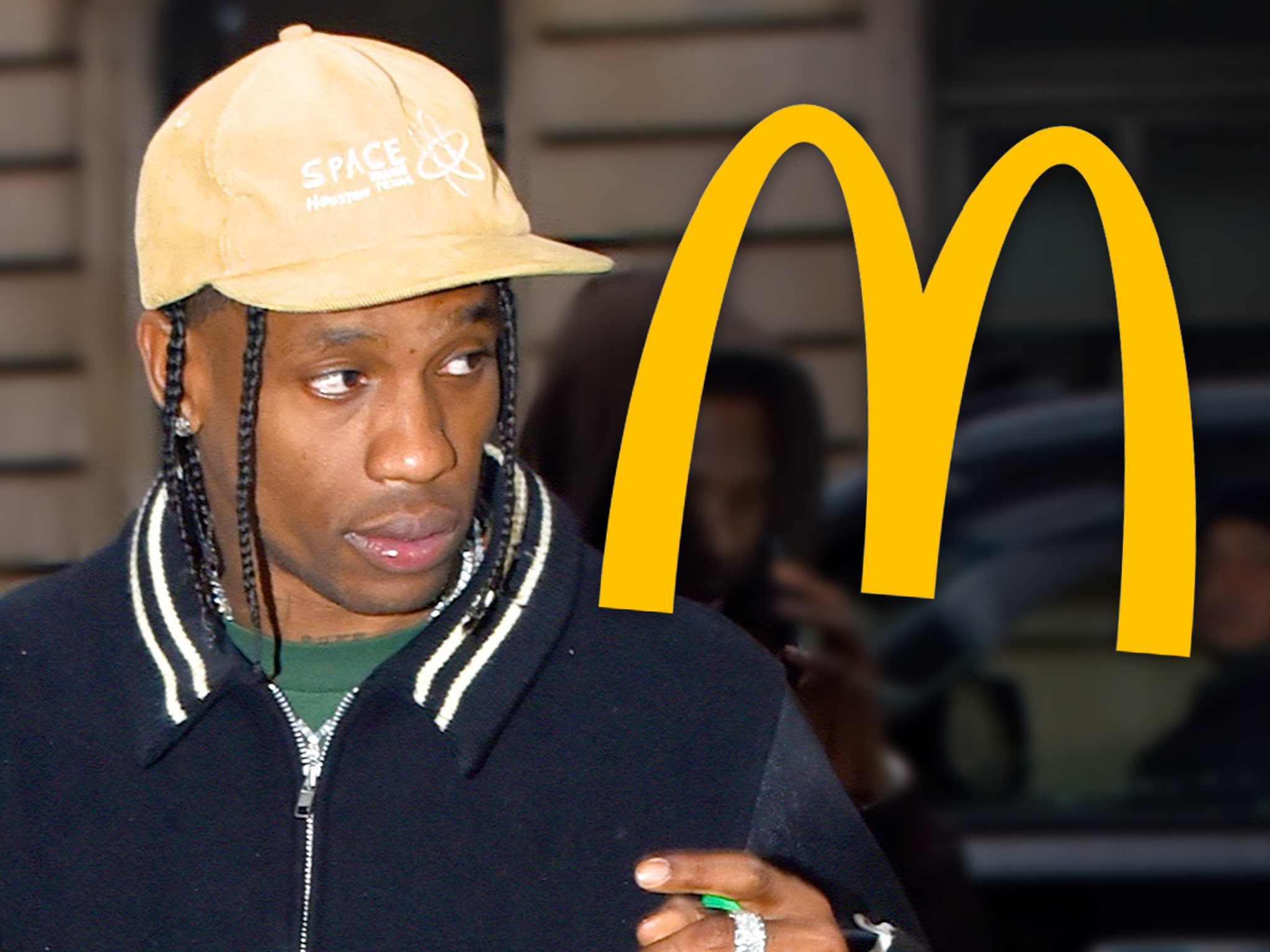 Travis Scott Mobbed By Fans at McDonald's