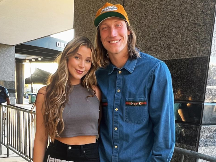 Trevor Lawrence and Marissa Mowry -- The Happy Couple
