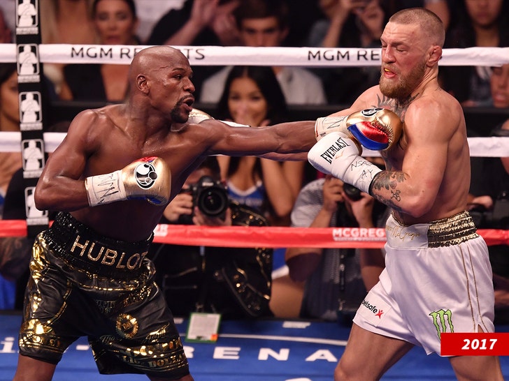 Conor McGregor and floyd mayweather getty 1