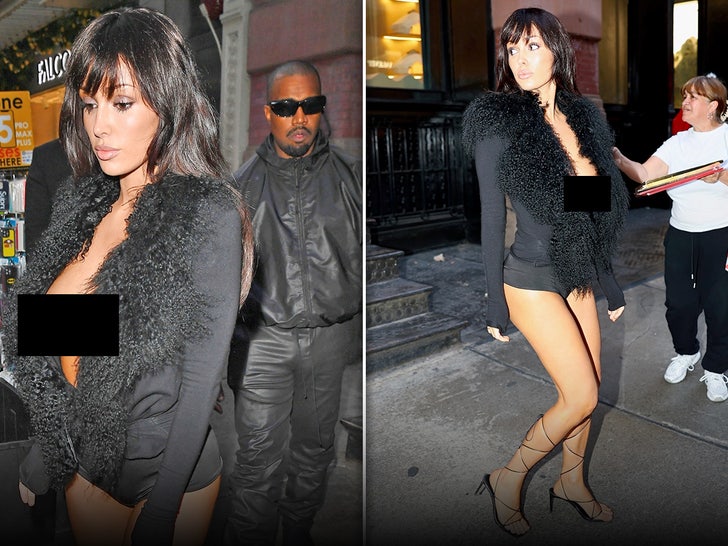 Kanye West & Bianca Censori Bare All in NYC
