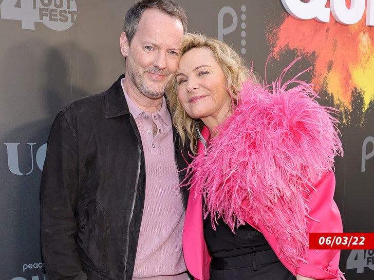 Kim Cattrall y Russell Thomas Getty menores de 2 años