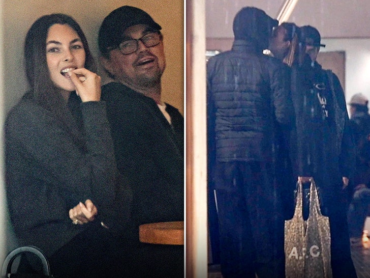 Leonardo DiCaprio & Vittoria Ceretti Lounge Lovingly in L.A.
