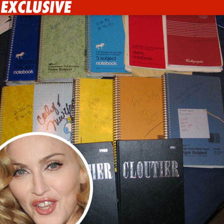 Madonna Journals -- Yanked from Online Auction :: 0504-madonna-books-ex-getty