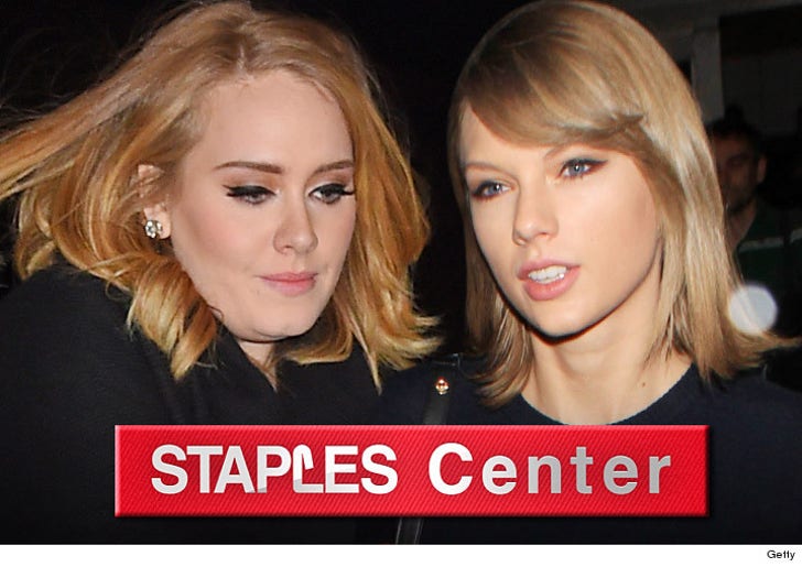 Adele -- L A Sellouts Are Cute But Taylor Swift's :: 1217-adele-taylor-swift-getty-4