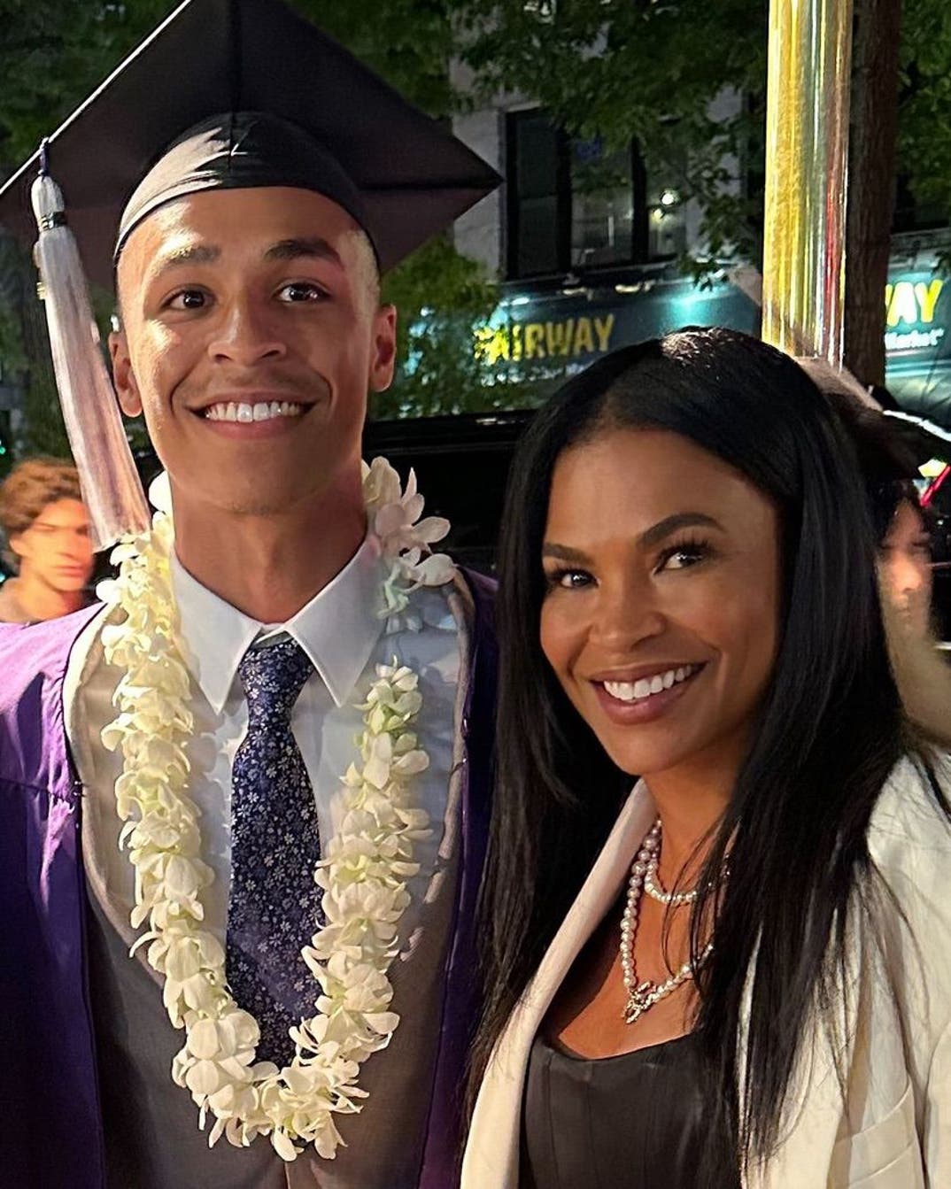 Massai Dorsey and Nia Long