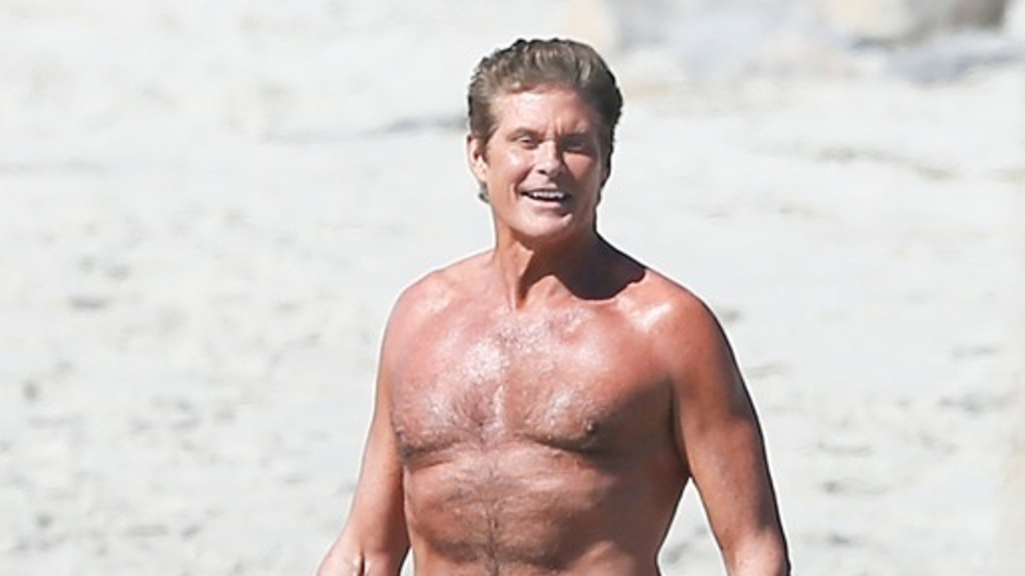 David Hasselhoff Back On The Beach For Baywatch