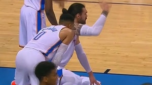 OKC Thunder Player Gets Knocked the Hell Out ... By His Teammate!