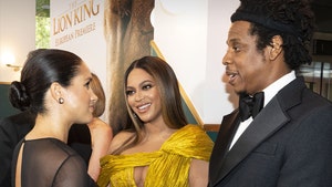 Beyonce Hugs Meghan Markle at London's 'Lion King' Premiere