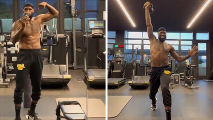 LeBron James Working Out