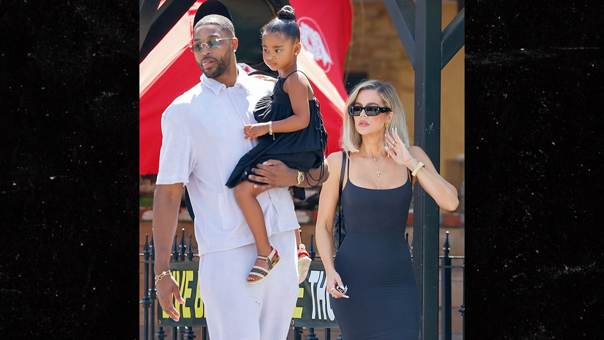 Khloe Kardashian and Tristan Thompson Celebrate Father's Day with Daughter True