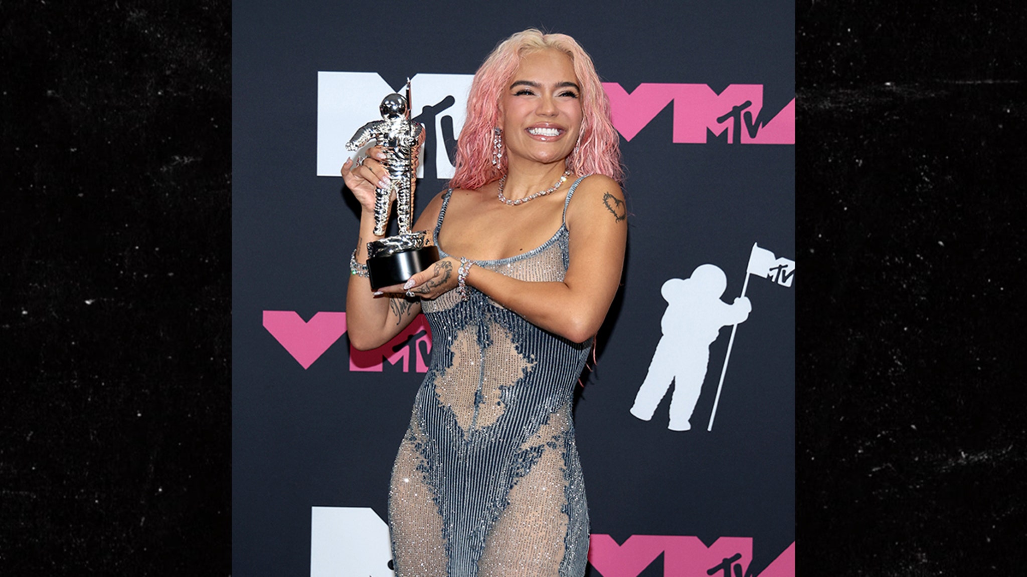 Karol G Wore Over  Million In Diamonds At MTV VMAs