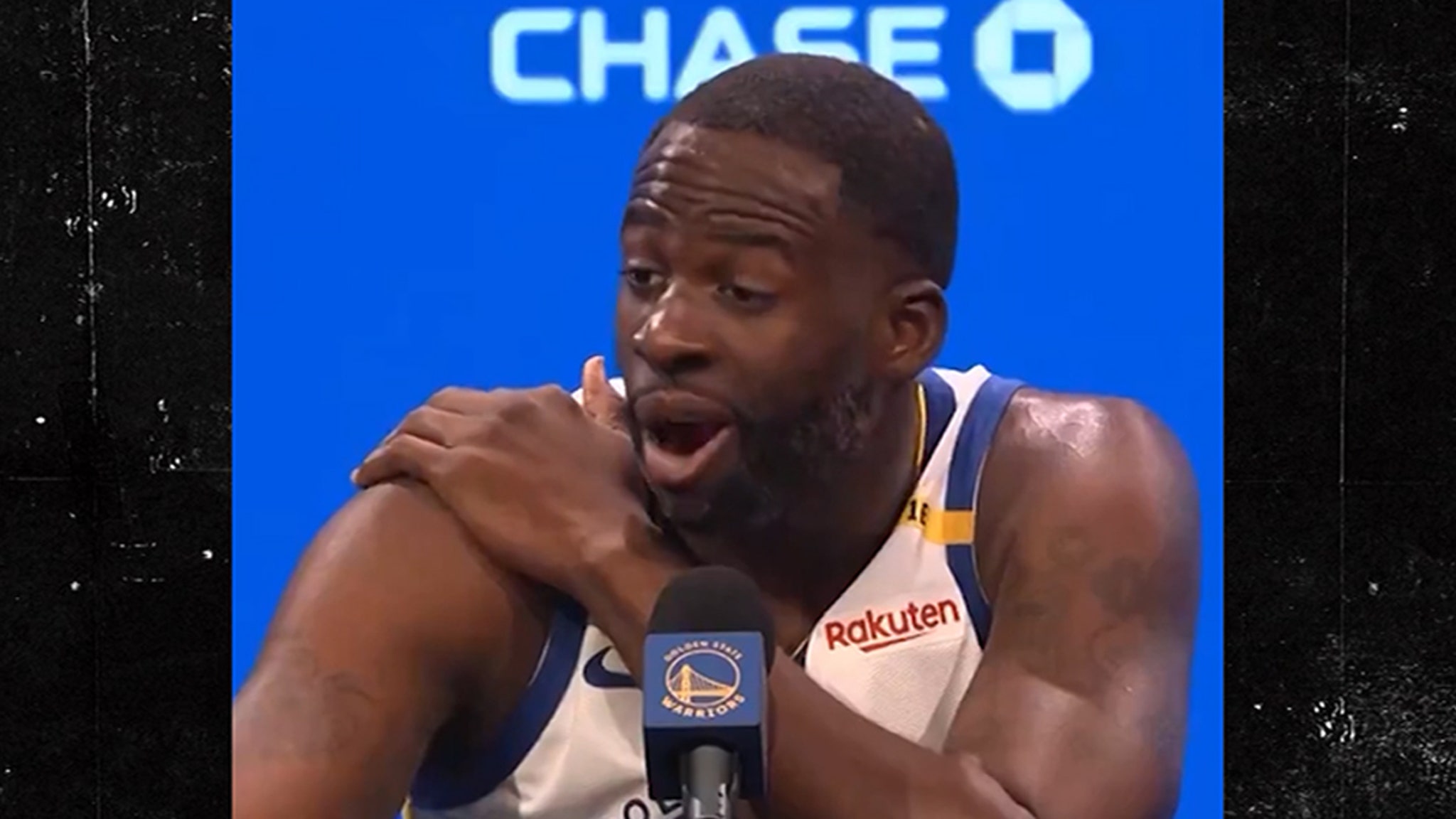 Draymond Green se irrita con el periodista por el comentario del día de los medios