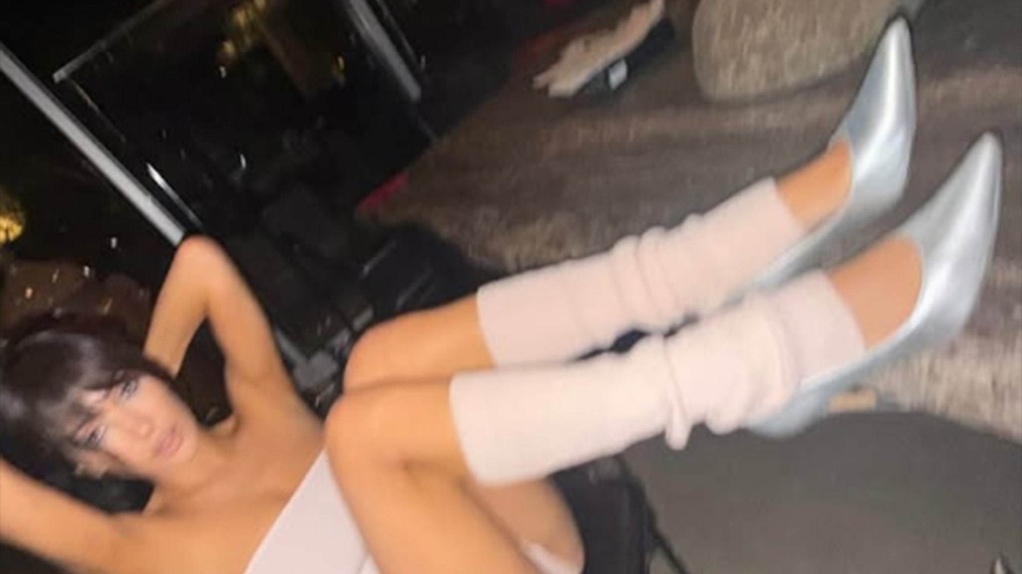 Bianca Censori Returns to IG With Sexy Snap Showing Off Her Legs