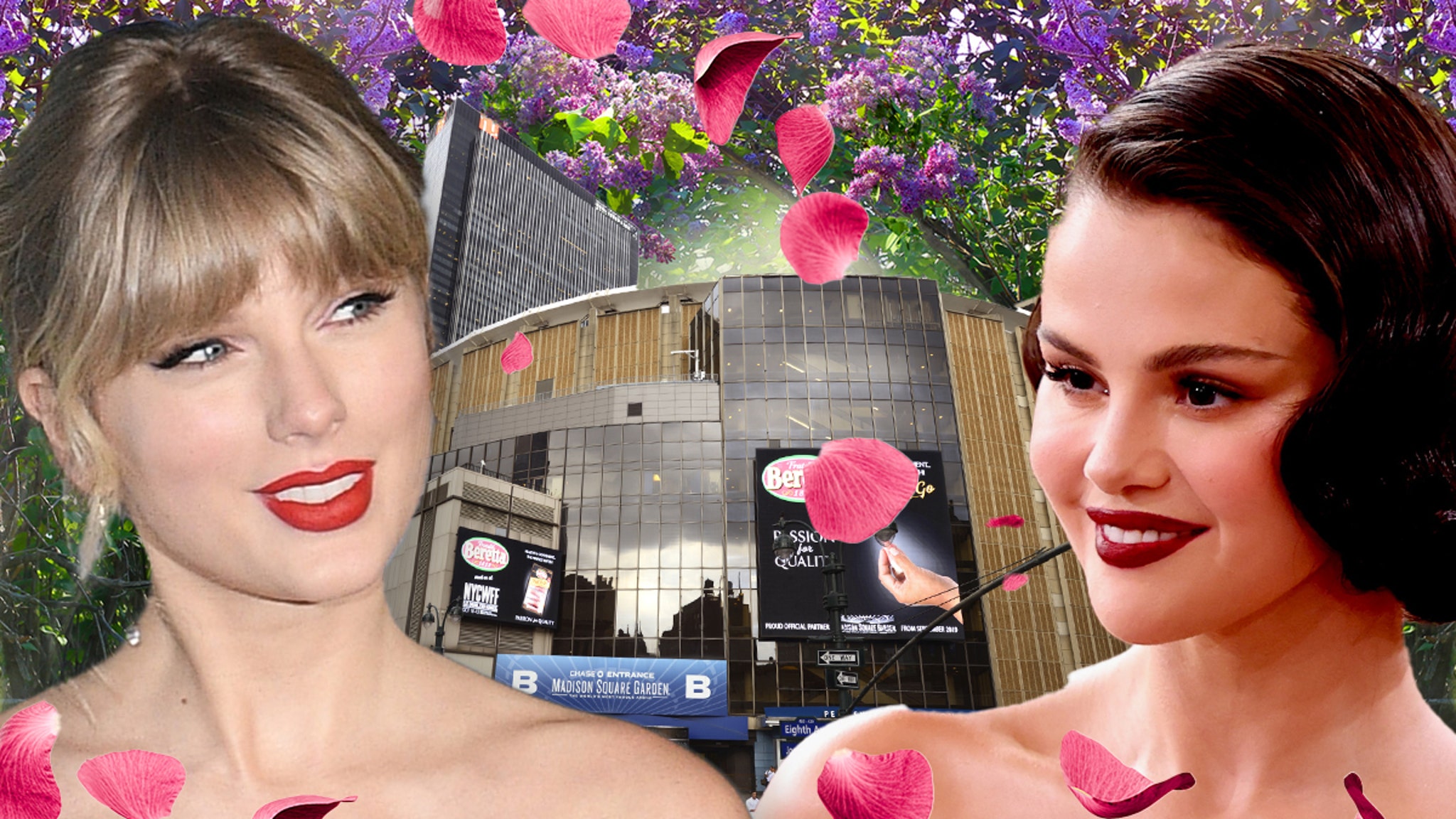 Selena Gomez Wears Shimmering Gold Dress to Taylor Swift's Wedding