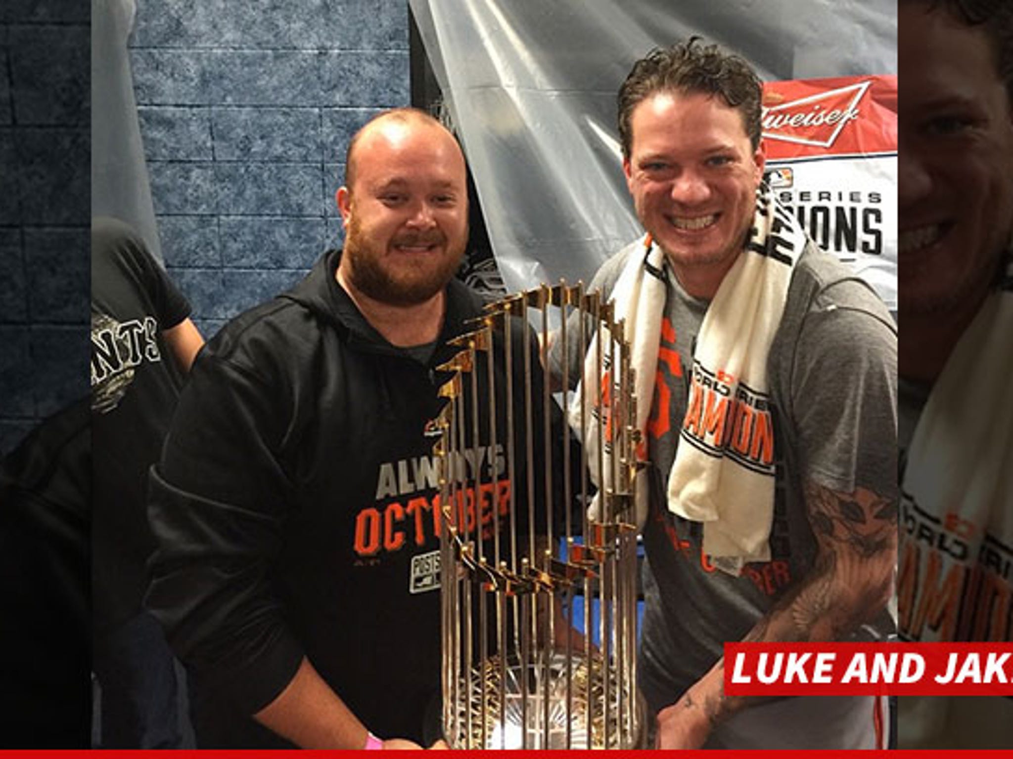 Jake Peavy's son says his dad will buy a trolley car if the Giants