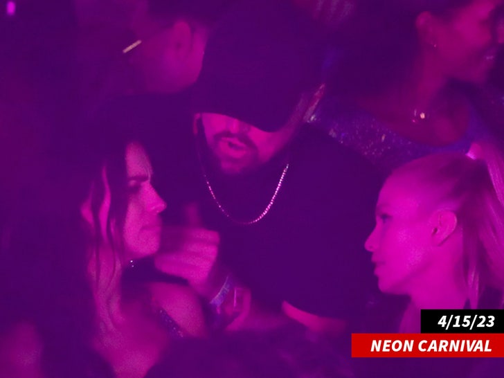 leo dicaprio and irina at neon carnival