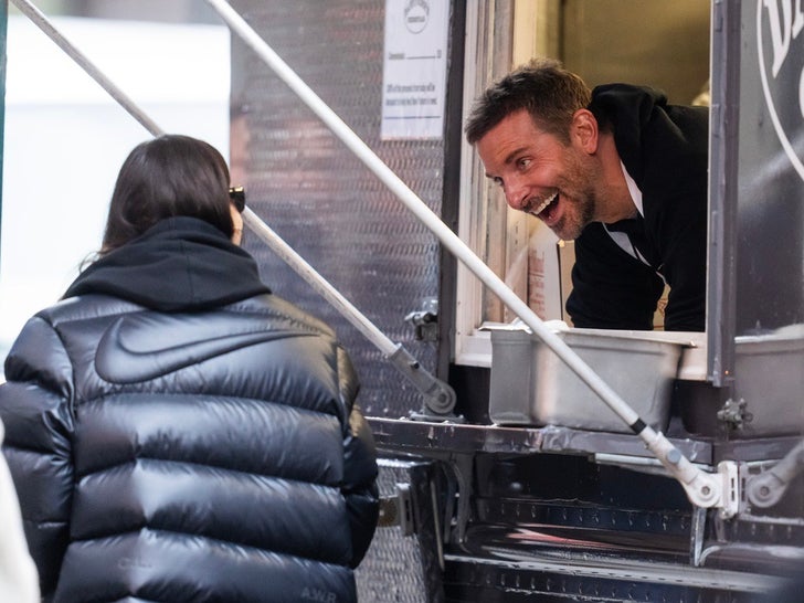 Irina Shayk Visits Bradley Cooper at His Food Truck