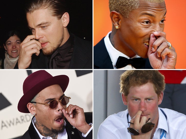 Celebrities Picking Their Nose In Public