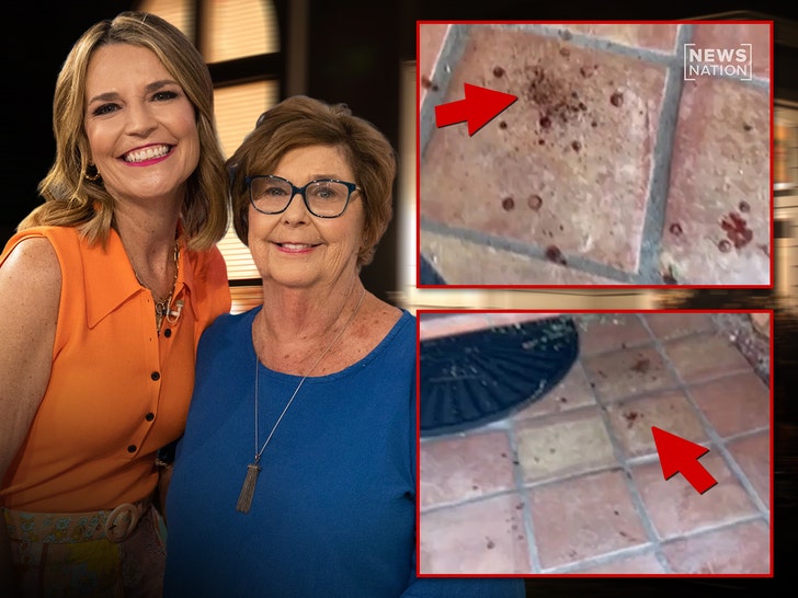 Savannah Guthrie and mom blood front porch getty 2