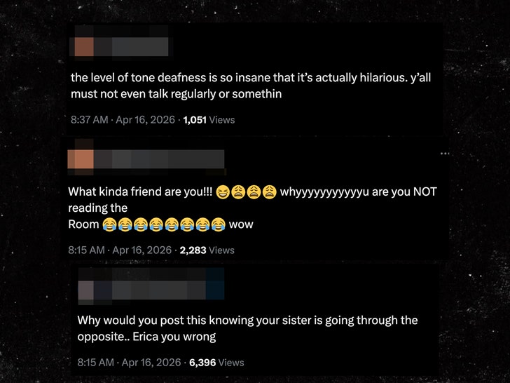 erica campbell announces getting married a day after sister gets divorced comments