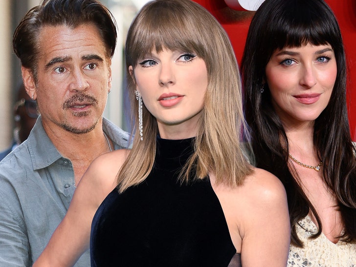 dakota johnson taylor swift collin ferral getty