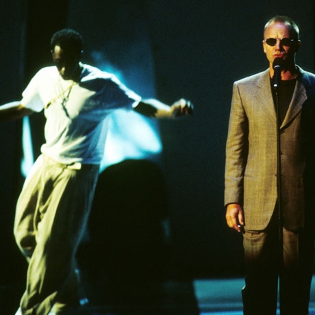 Puff Daddy and Sting perform 