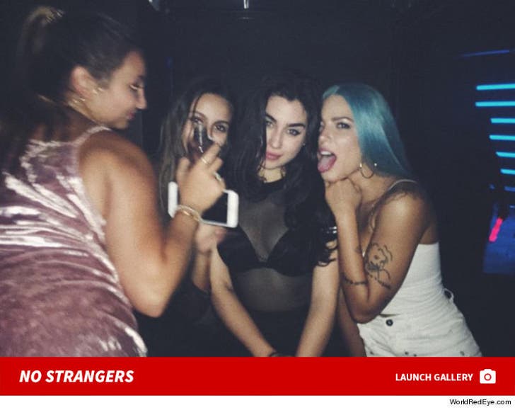 Halsey and Lauren Jauregui at LIV Nightclub -- No Strangers
