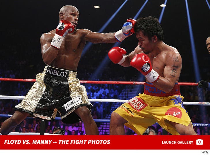 Manny Pacquiao vs. Floyd Mayweather -- The Fight Photos