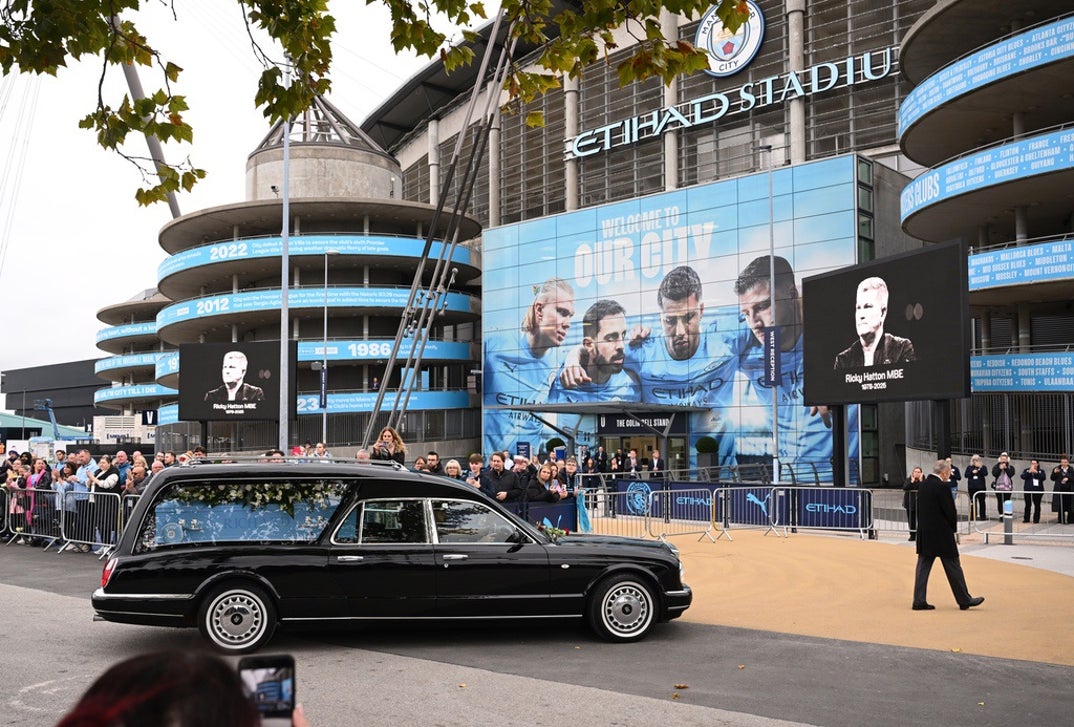 Friends & Family Mourn at Ricky Hatton's Funeral 10