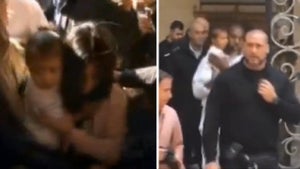 North West Baptism -- In the Name of the Father, and of the Son, and the Paparazzi (VIDEO)