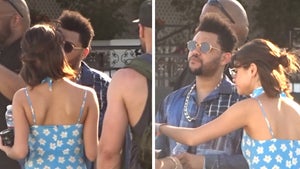 The Weeknd and Selena Gomez Make Out in Between Snack Breaks at Coachella (VIDEO)