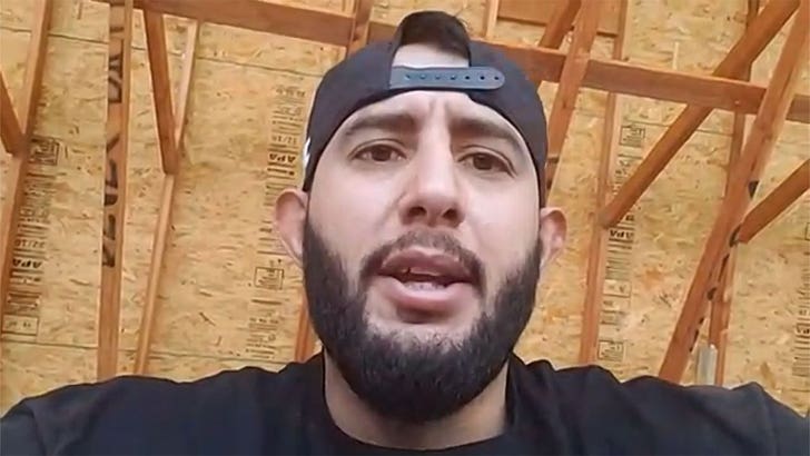 You gotta watch this video ... UFC fighter Dominick Reyes passionately explaining why he's convinced he's the guy who will finally beat Jon Jones -- and he's FIRED UP!!!