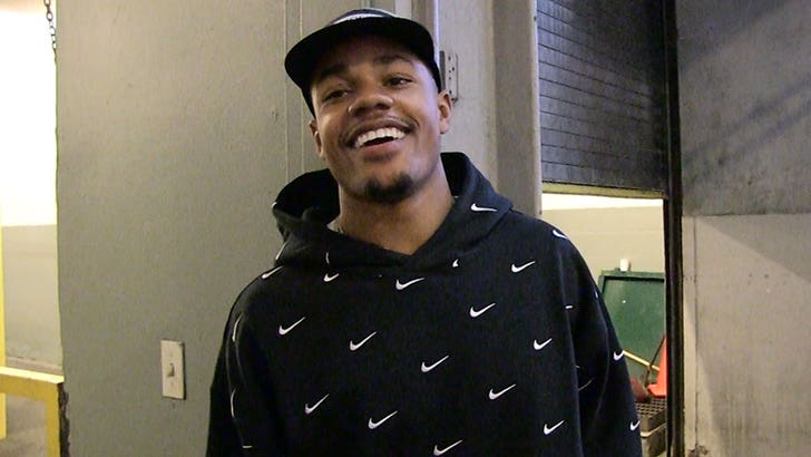 Despite the Giants taking an L on Monday Night Football, Sterling Shepard tells TMZ Sports the game was extra special ... because he got to catch a pass from Eli Manning again!!