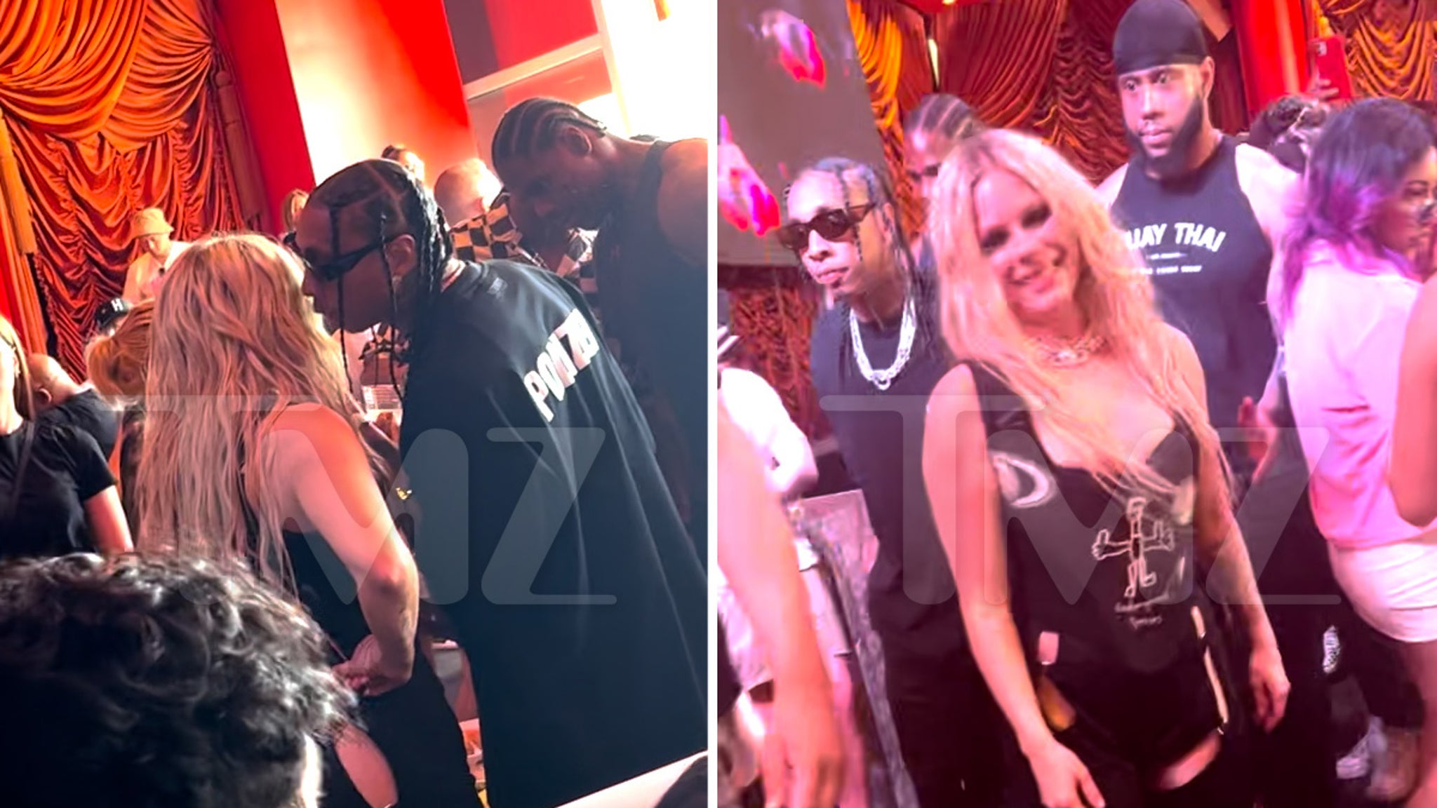 Avril Lavigne & Tyga Hang Out At Vegas Club Following Breakup