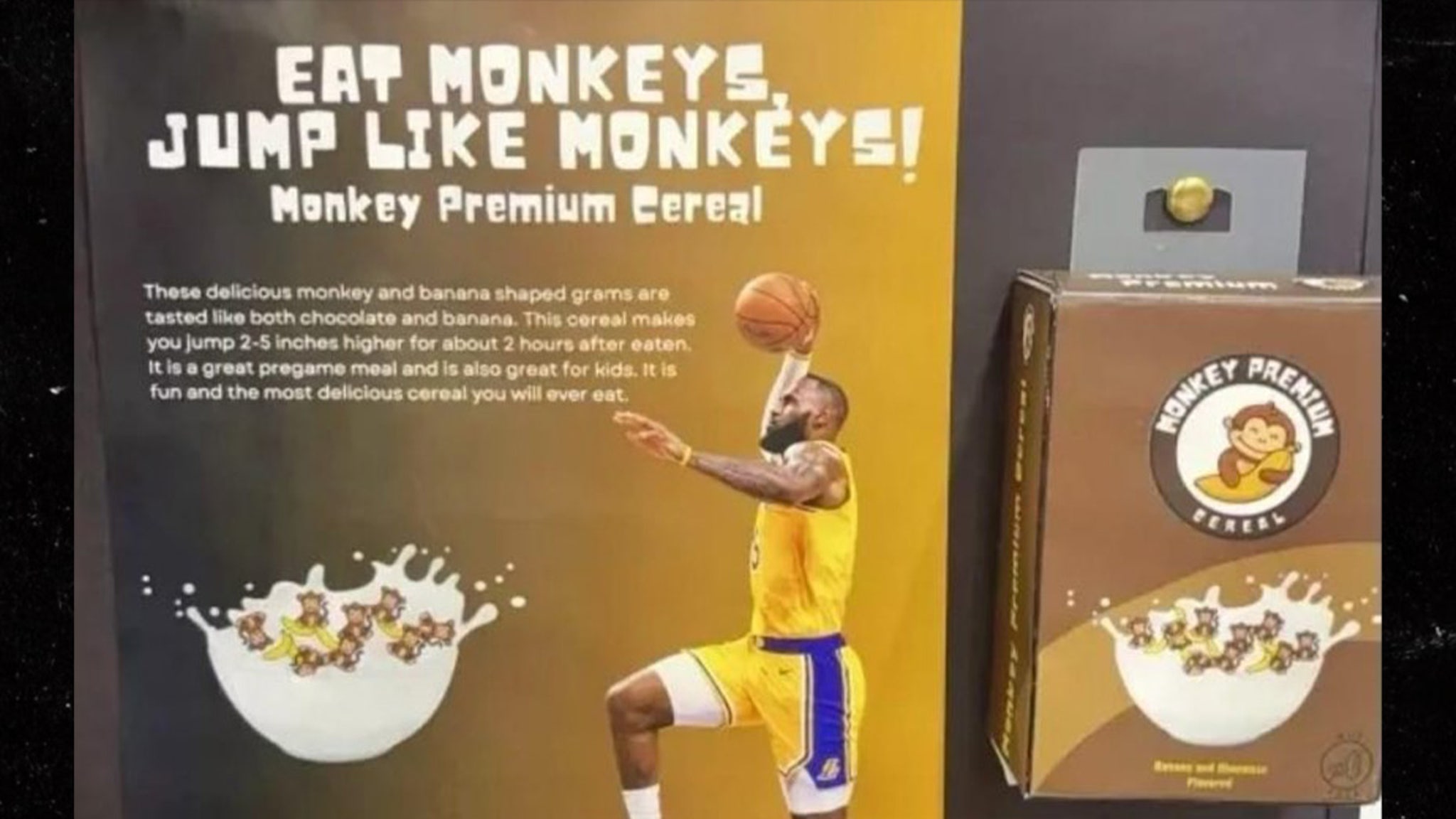 Racist LeBron James Poster Displayed At School Art Show