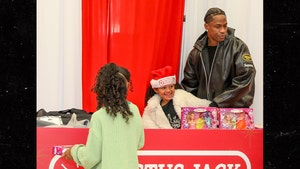 Travis Scott's Cactus Jack Foundation hosts 5th Annual 'Winter Wonderland' Theme Park and Holiday Drive, Texas Southern University, Houston