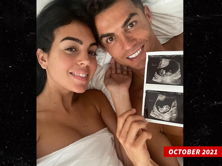 cristiano ronaldo Georgina Rodriguez preg announcment