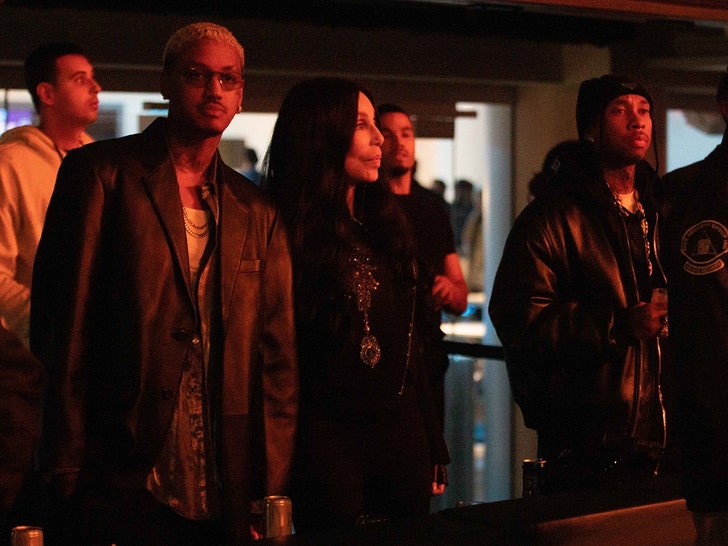 cher and AE w/ tyga at weekend