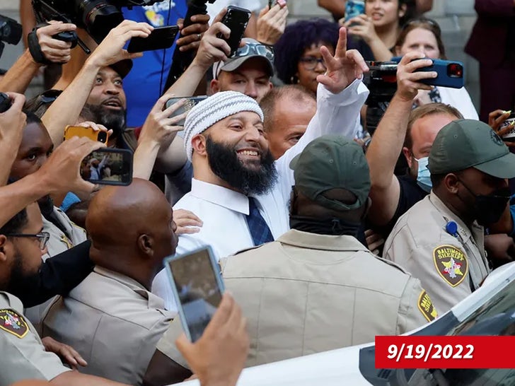 Adnan Syed Leaving The Courthouse
