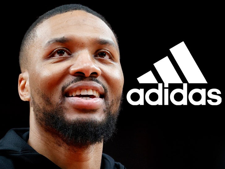 dame lillard adidas logo main