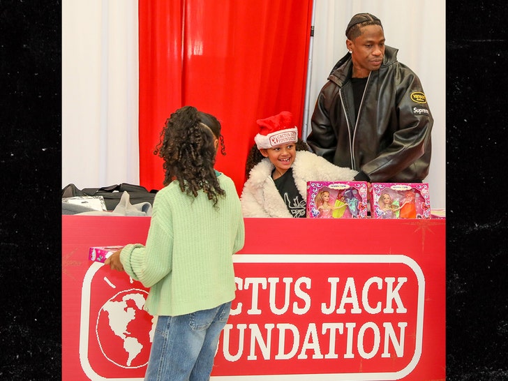 Travis Scott's Cactus Jack Foundation hosts 5th Annual 'Winter Wonderland' Theme Park and Holiday Drive, Texas Southern University, Houston