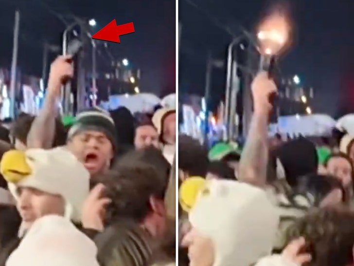 eagles fan shoots gun during rally 1